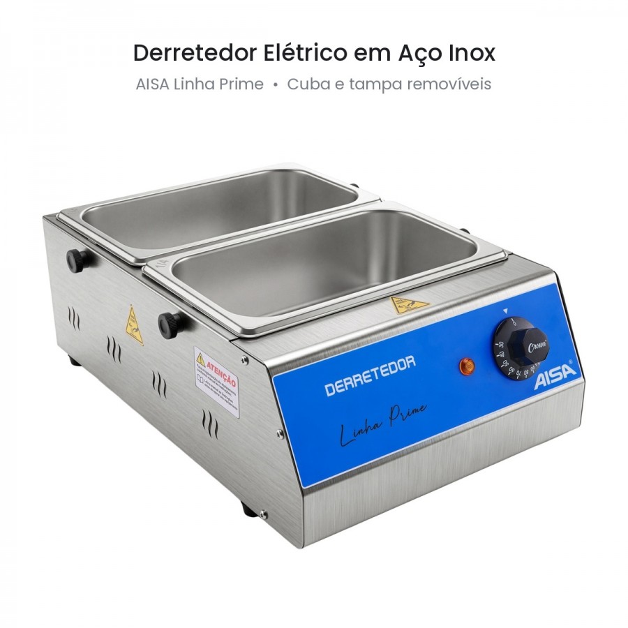 Derretedor Banho Maria 2 Cubas 2,5L